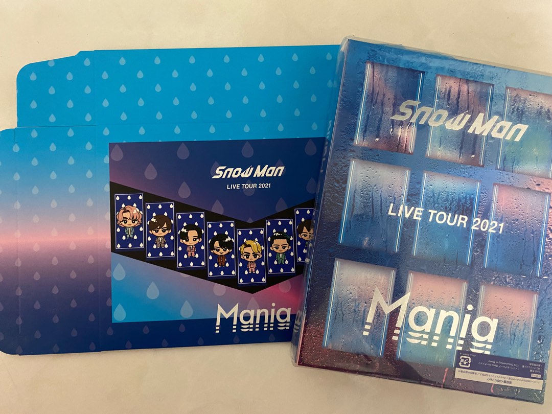 絕版」日版藍光Snow Man LIVE TOUR 2021 Mania 初回限定, 興趣及遊戲