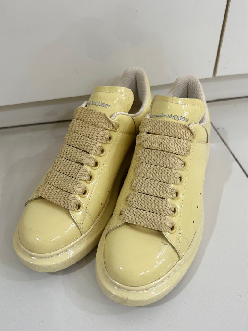 Alexander mcqueen yellow shoes new arrivals