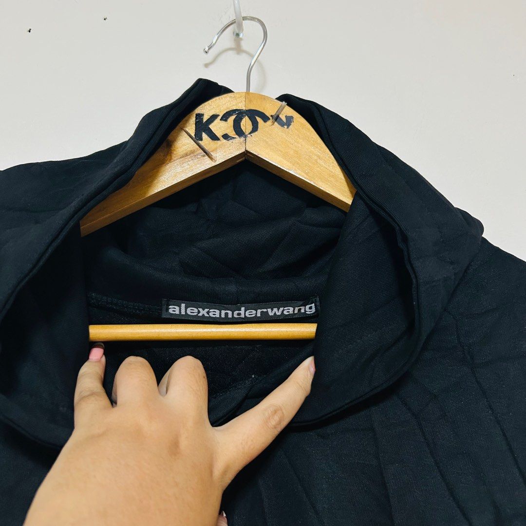 alexander wang hoodie dress