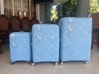 American Tourister by Samsonite Luggage Set of 3 - Pastel Blue Maleta Suitcase