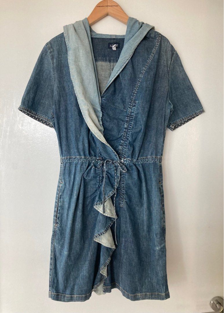 Armani denim dress outlet