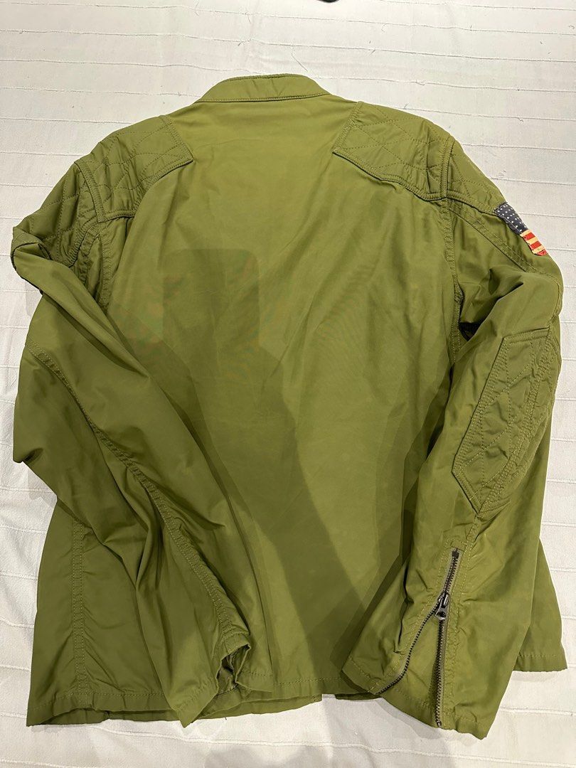 BRAND NEW Ralph Lauren army green bomber jacket in L Men s