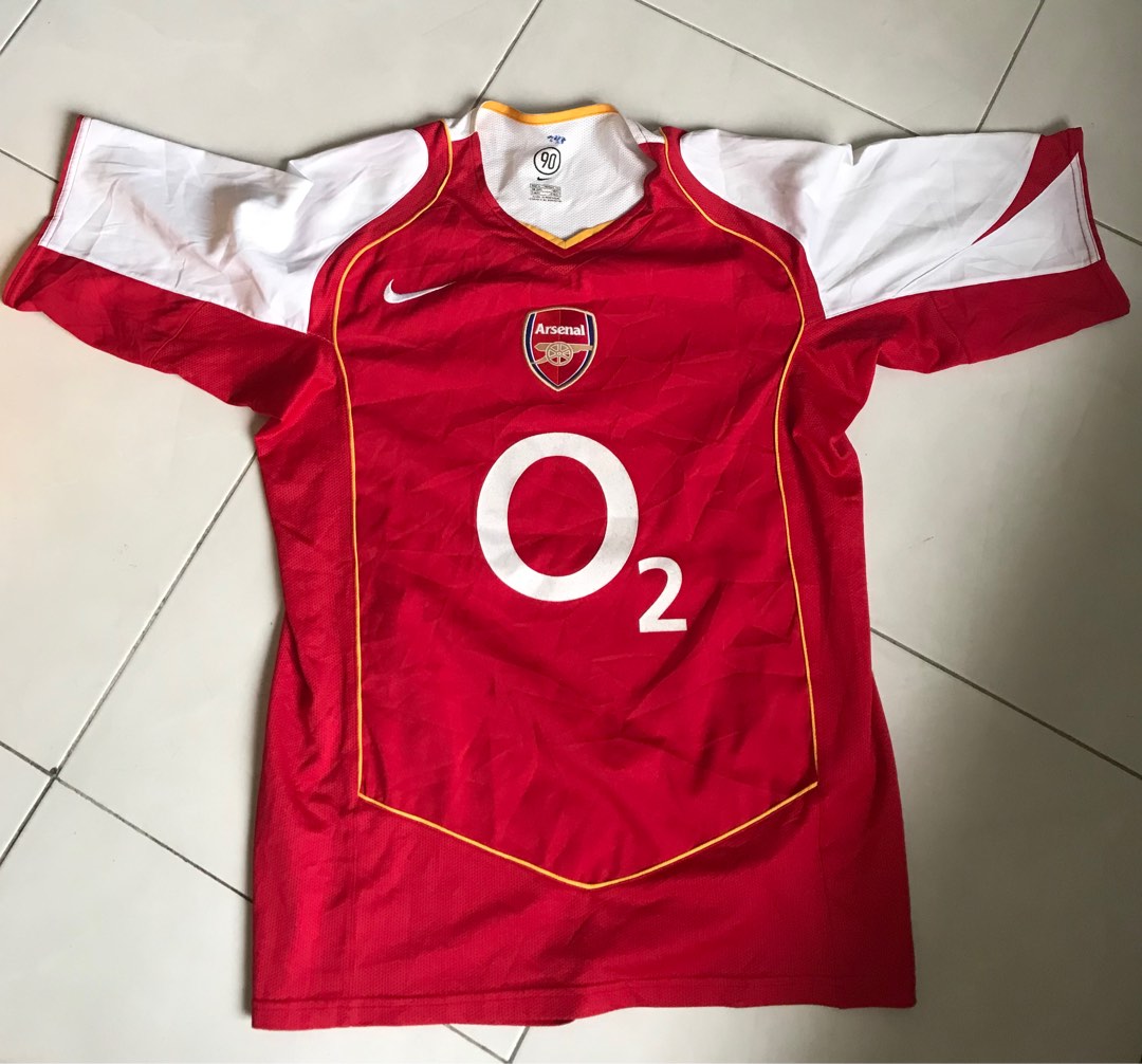 arsenal jersey jersi home 2004 pit 20 Men s Fashion Activewear
