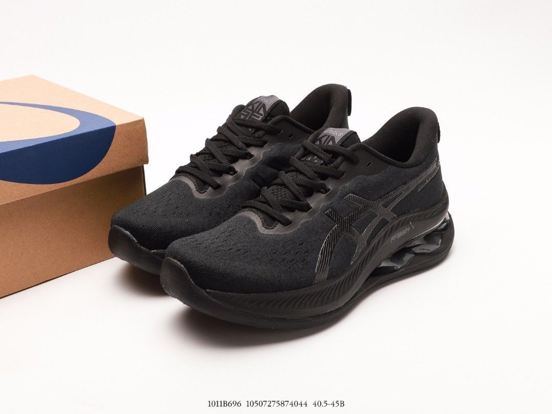 ASICS GEL KINSEL BLAST Triple black running shoes US 8 US 11