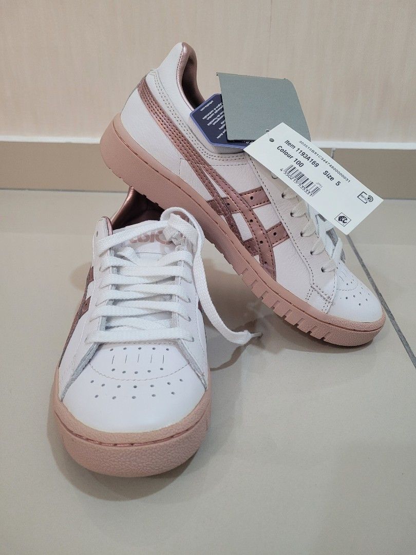 Asics rose gold shop sneakers