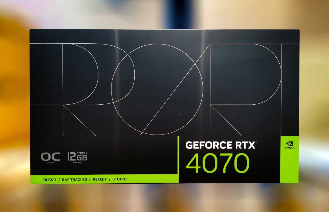 ProArt GeForce RTX™ 4070 OC Edition 12GB GDDR6X, Graphics Card