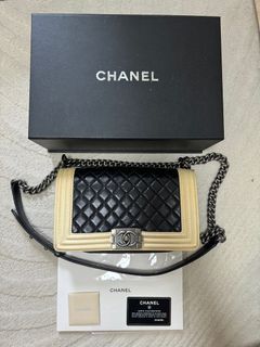 Authentic Chanel Boy Medium