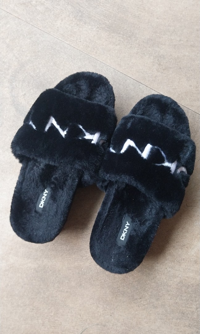 Authentic DKNY Slippers, Women's Fashion, Footwear, Slippers and slides ...