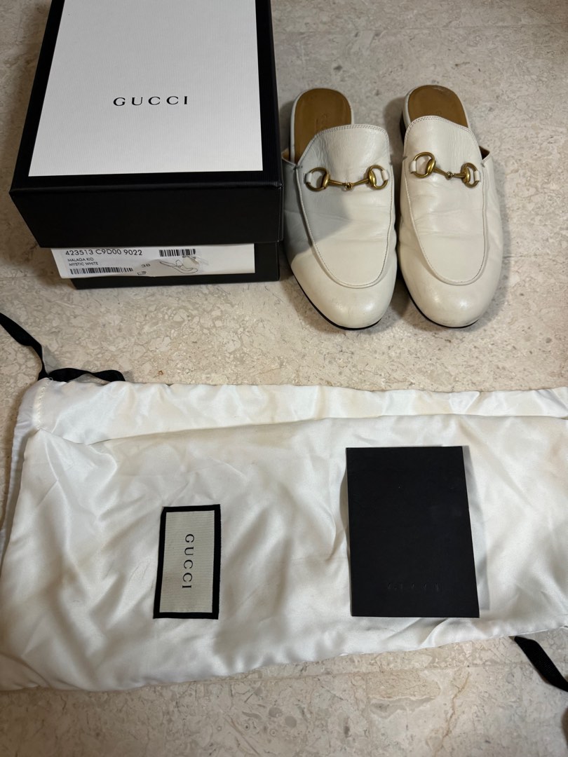 White princetown gucci top