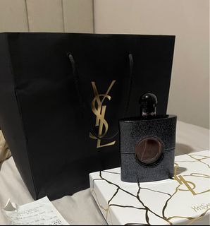 Authentic ori parfum ysl black opium intense 90ml . Beli langsung di counter ysl