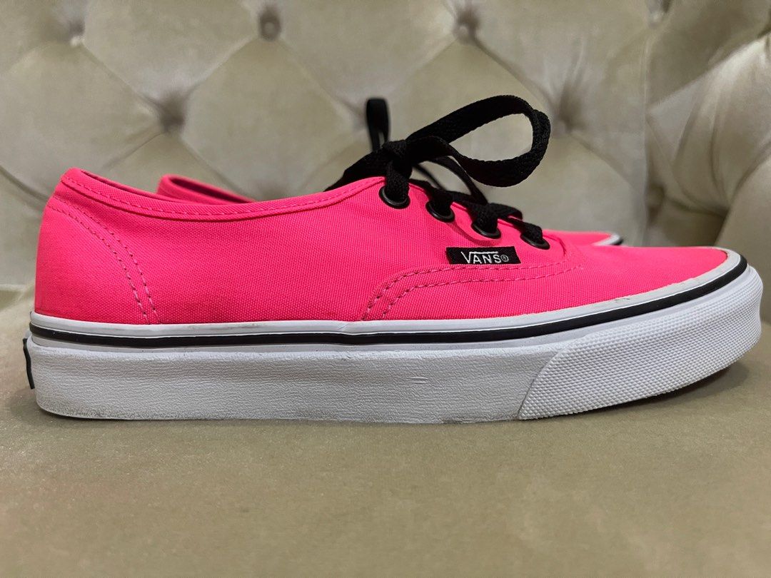 Furry pink vans store