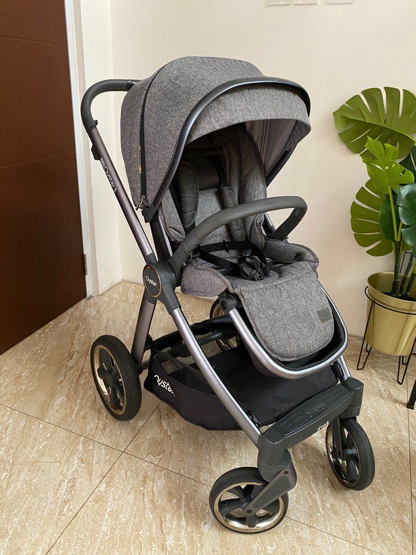 Baby Stroller Oyster 3 Grey Color Preloved