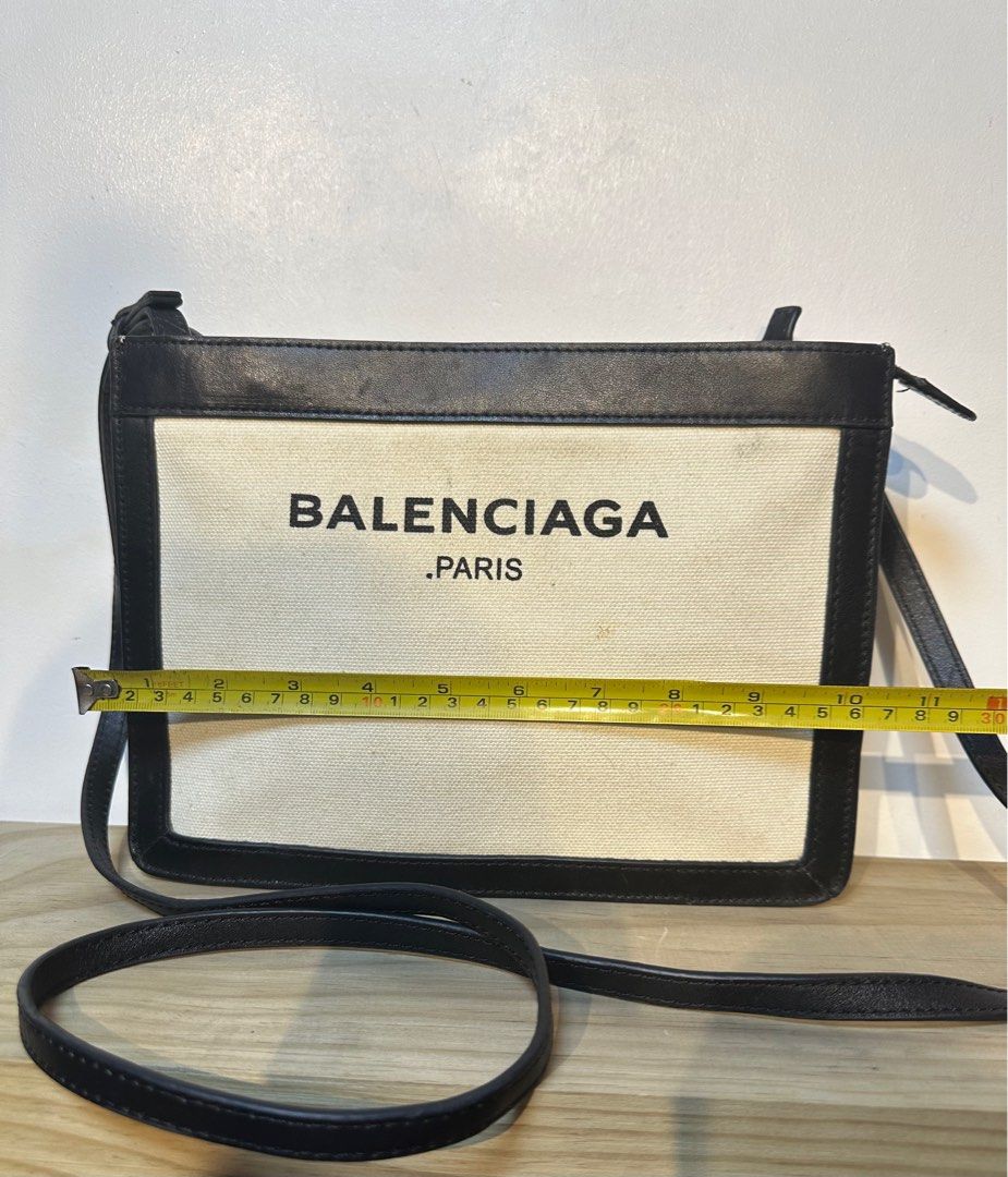 Balenciaga canvas pouch top