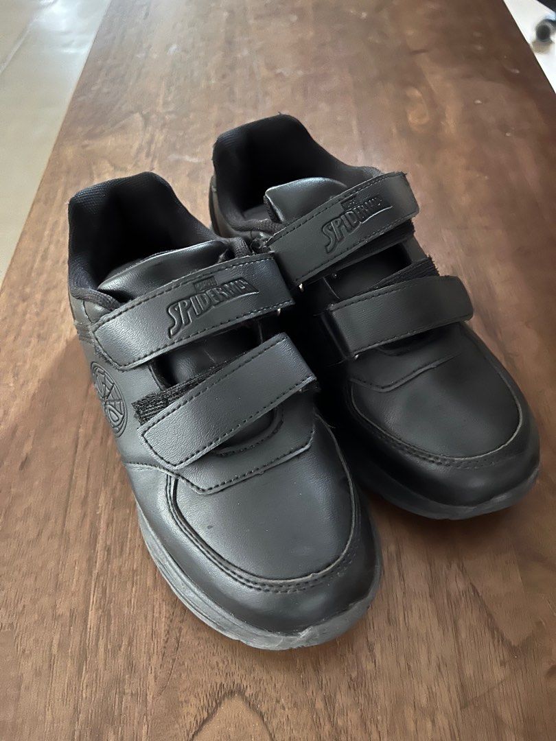 Bata Spider man Black Shoes