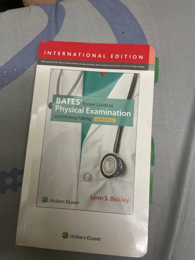 Bates Pocket Guide to Physical Examination 8th ed. International Edition, Hobbies & Toys, Books