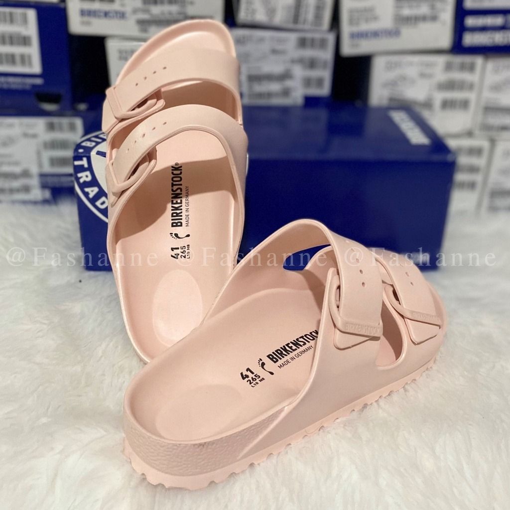 Rose birkenstock eva top