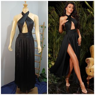 100+ affordable satin wrap dress For Sale