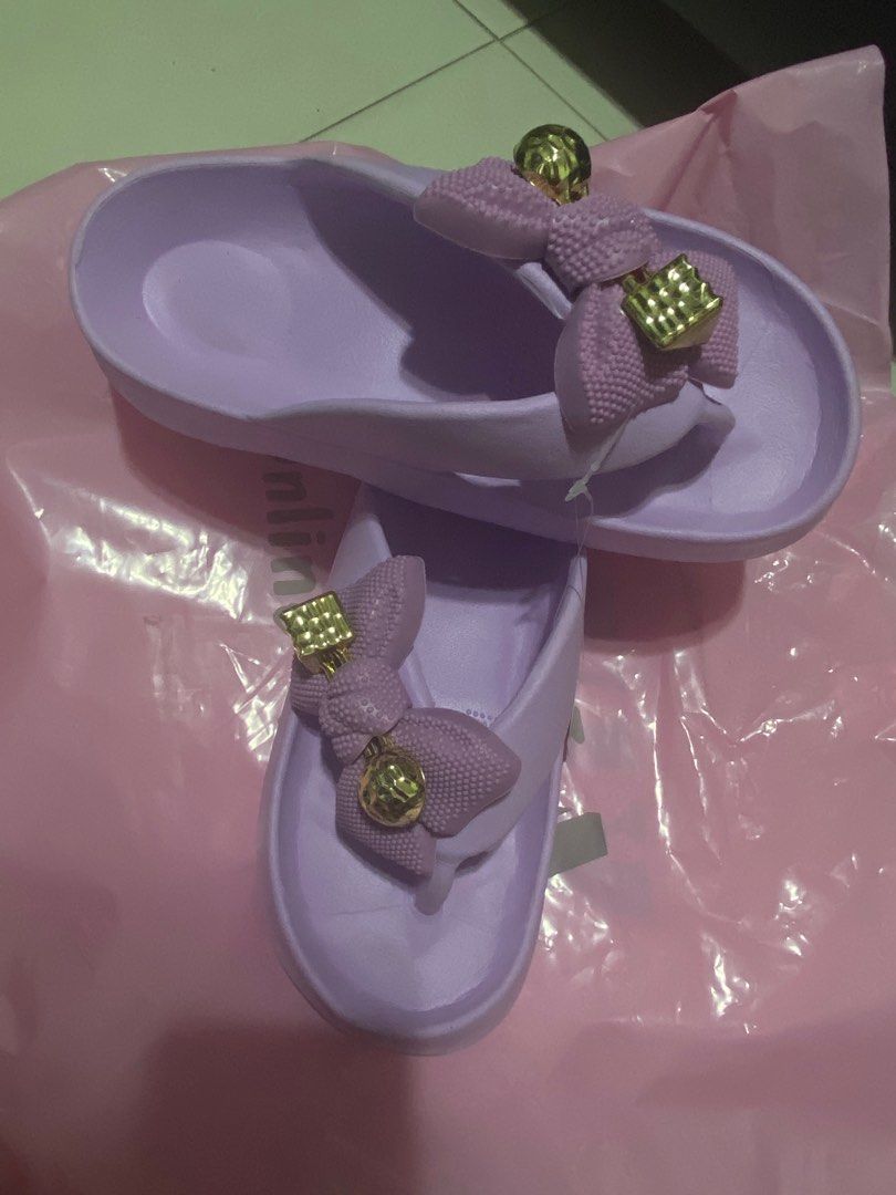Cheap purple clearance flip flops