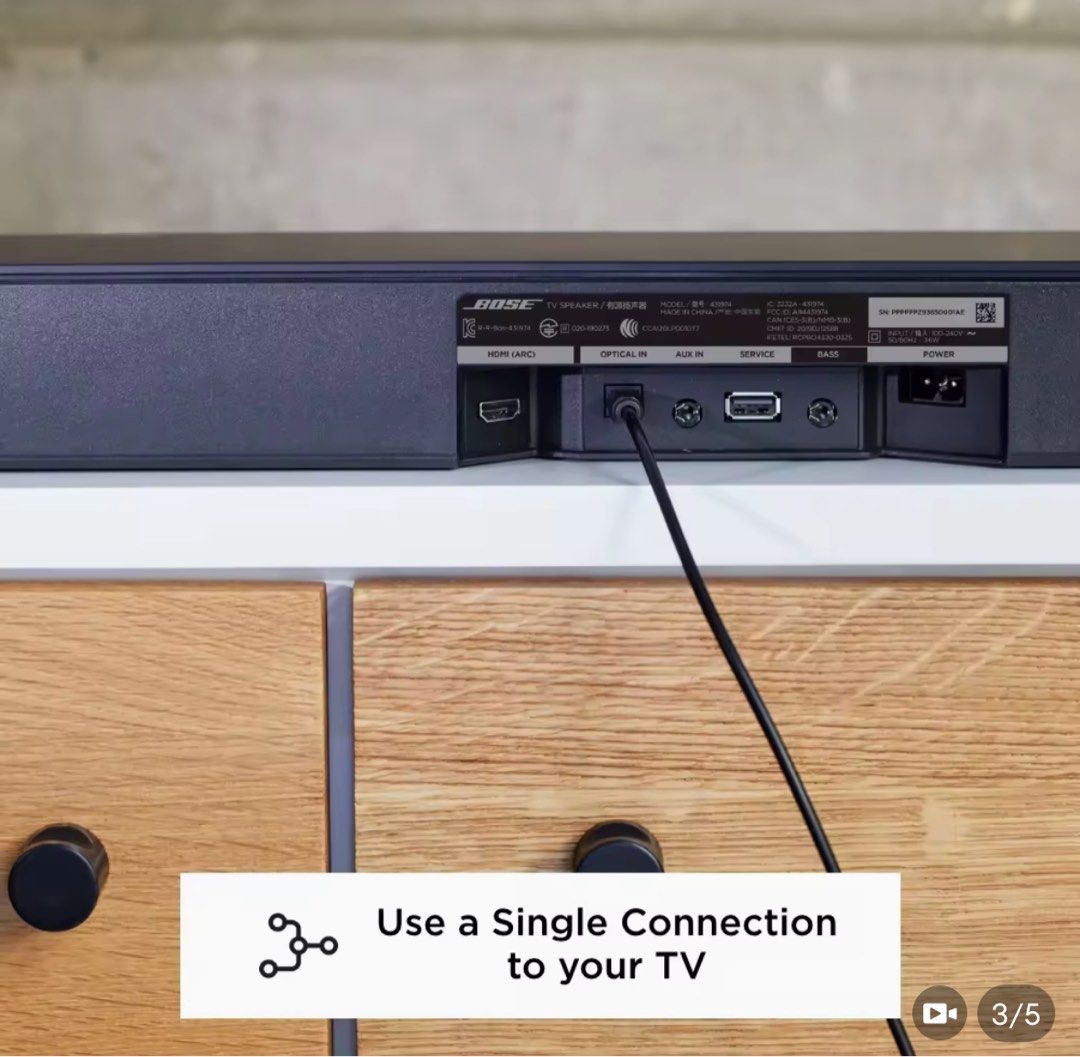 Bose soundbar 2012 deals