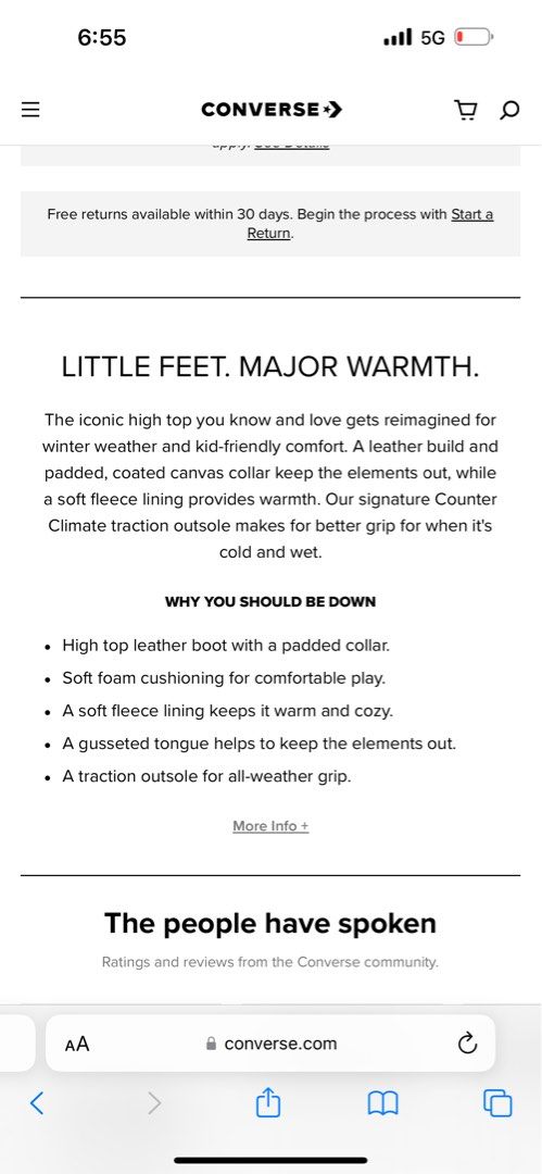New best sale winter converse