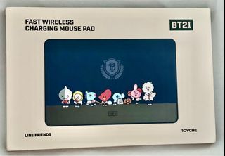 BT21 Fast Charging Mouse Pad