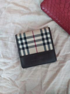 BURBERRY 經典格紋零錢包 （不議價）