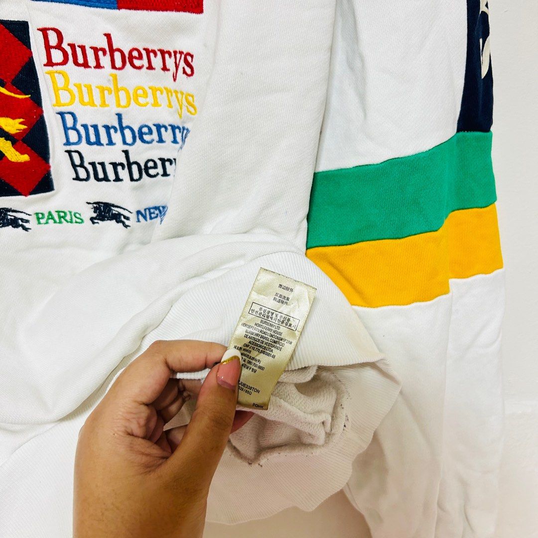 Burberry Crewneck Luxury Apparel on Carousell