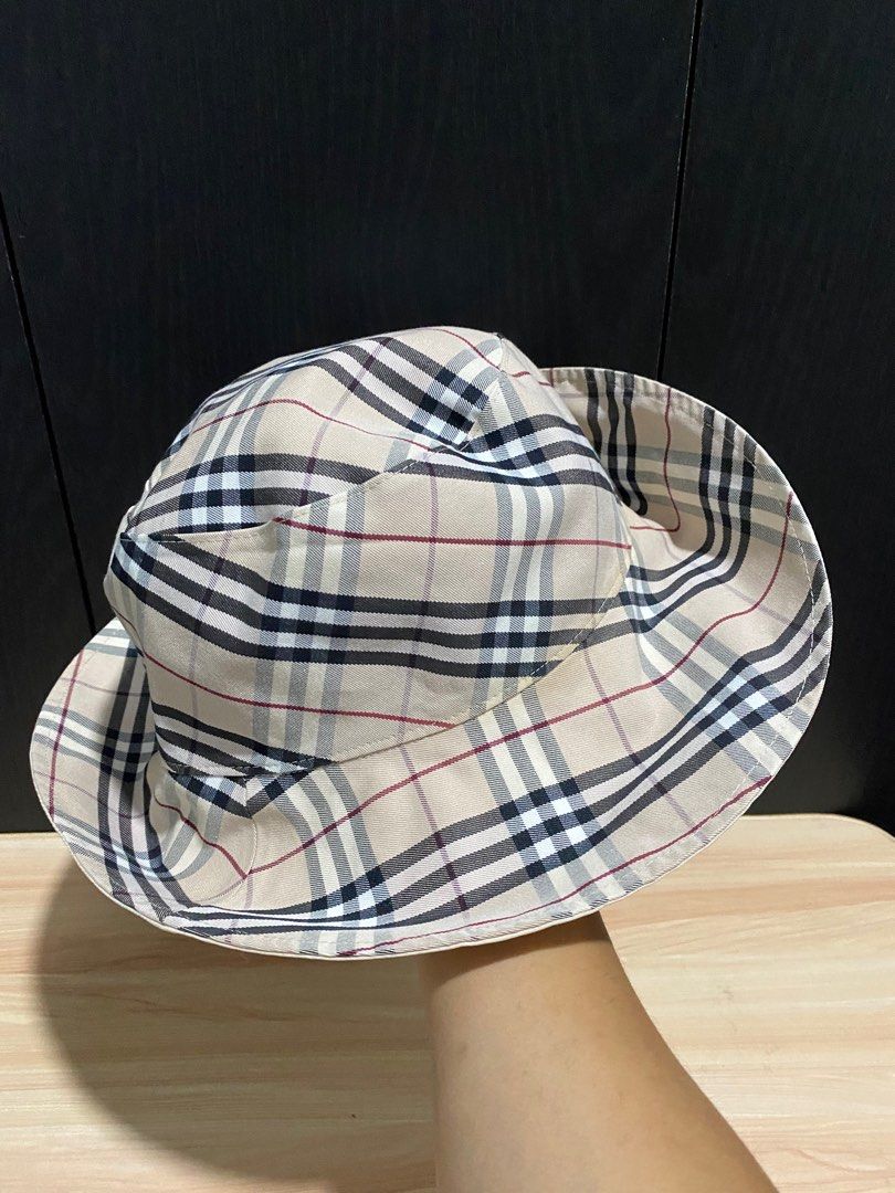 Nova check bucket hat sale