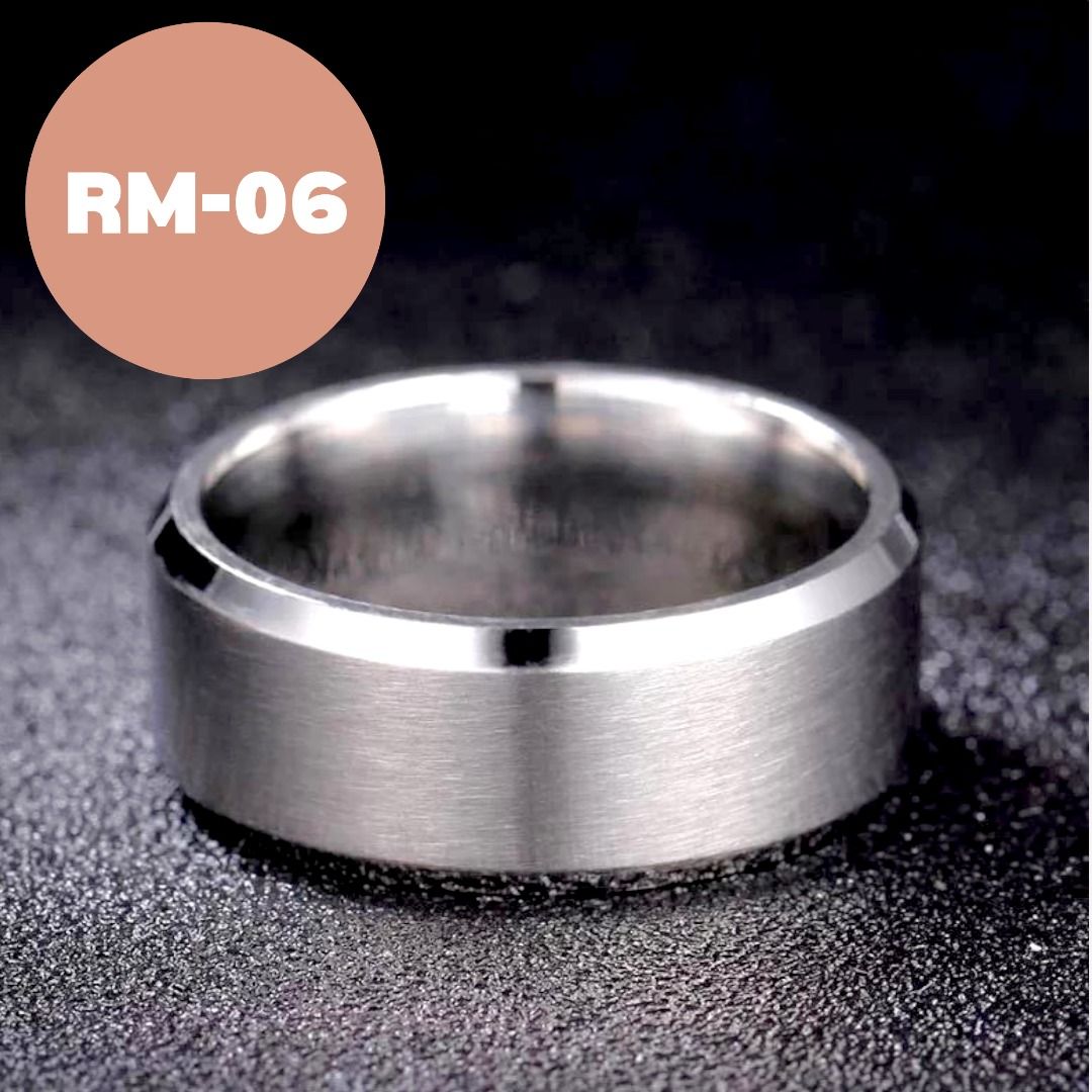 BUY 2 ANY ITEMS FREE DELIVERY MAILING Size 17 Silver Titanium Ring for Men Women Silver Classic Wedding Band Matte Brushed Finish Comfort Fit