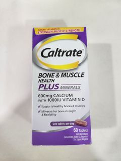 Caltrate Bone & Muscle Health Plus Minerals