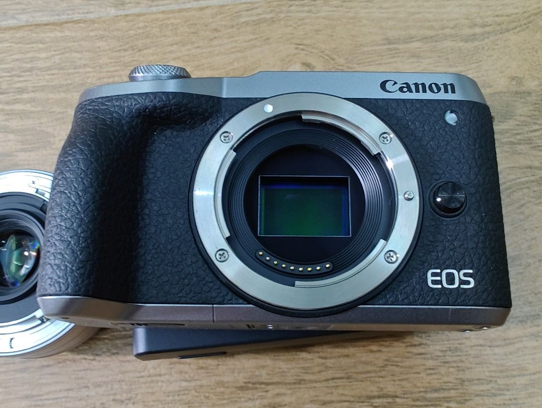 Canon EOS M6 Mark II 銀色(英/日文menu), 攝影器材, 相機- Carousell