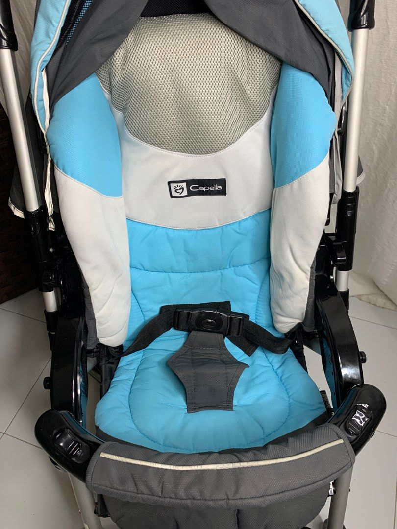 Pram Reverse Handle Capella baby stroller , baby pram, reversible handle , double folding ...