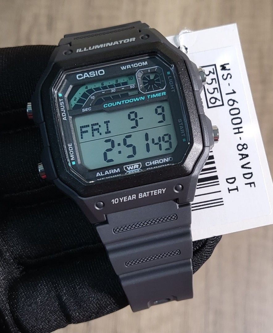 Harga casio illuminator new arrivals wr100m