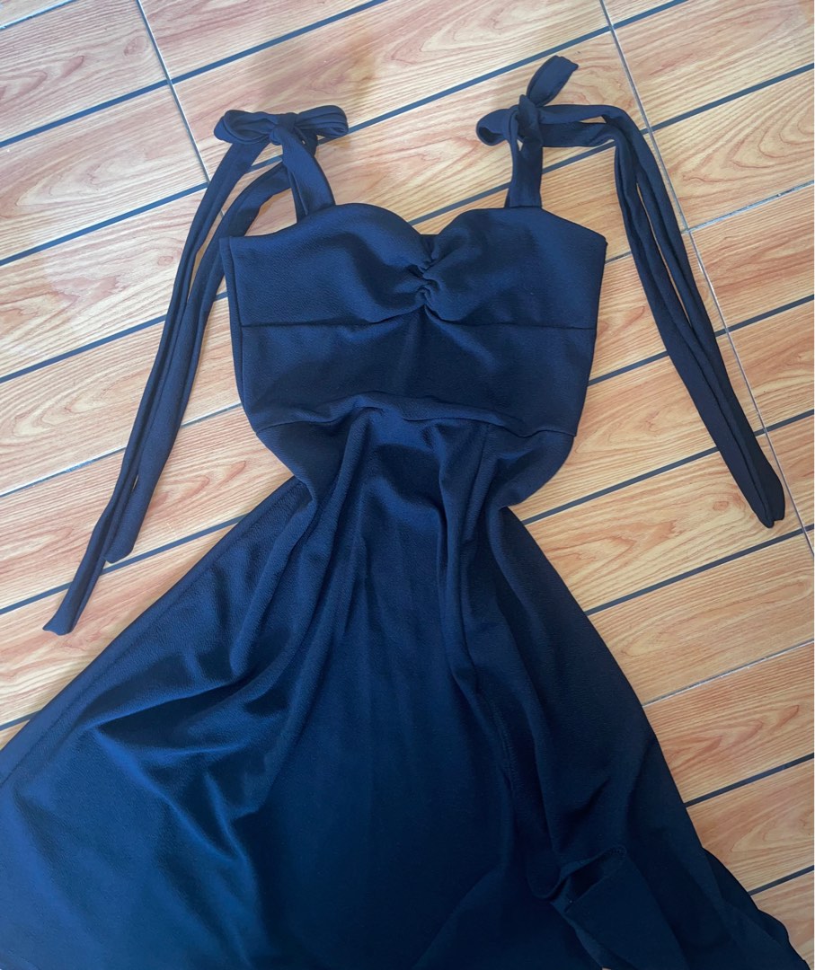casual black tie dress