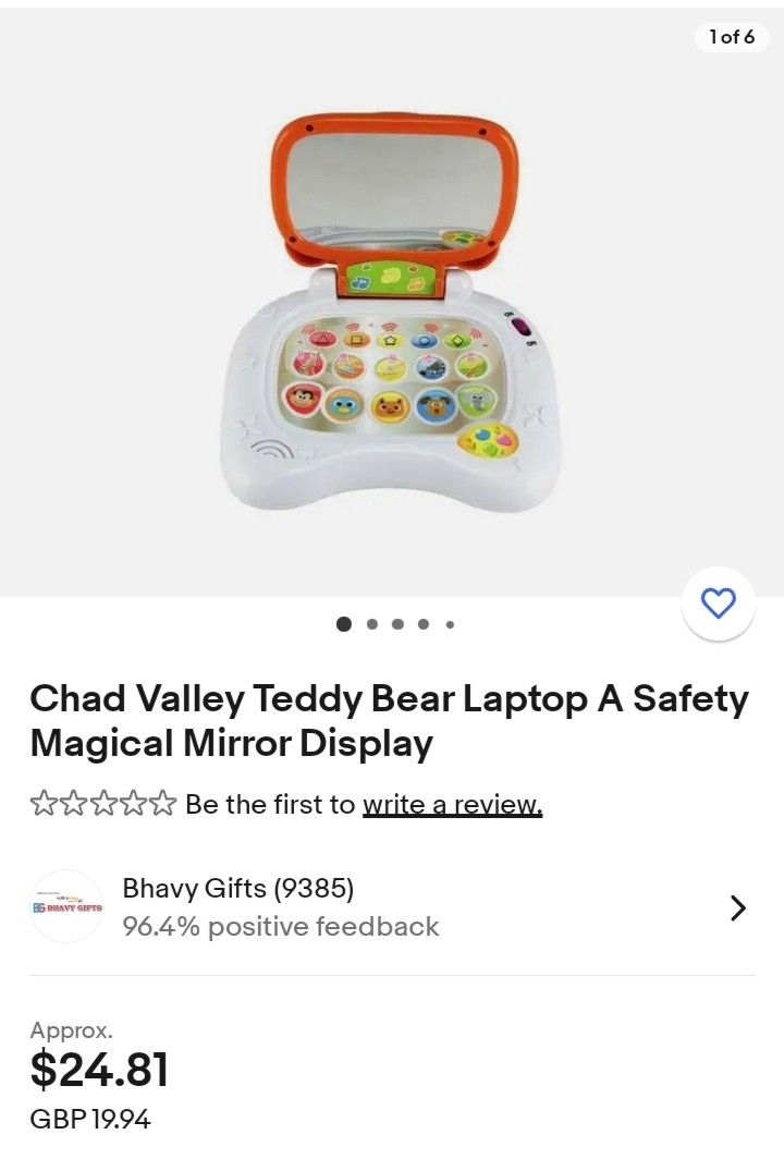 Chad valley teddy bear laptop sales