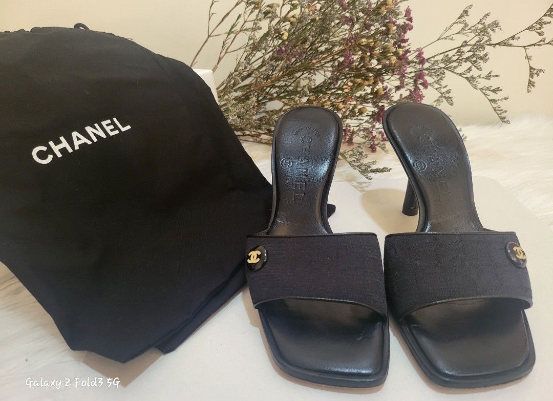 Chanel hotsell mule sandals