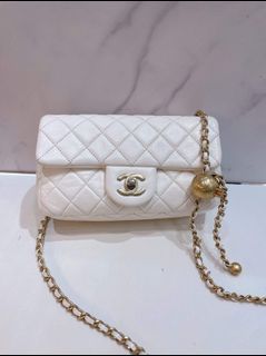 100+ affordable white chanel bag For Sale, Bags & Wallets