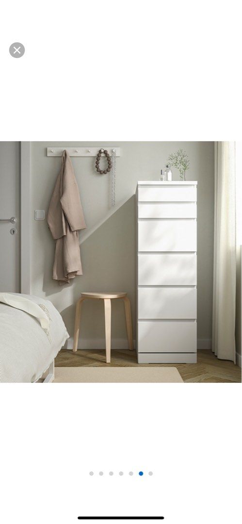 Ikea malm 6 discount drawers with mirror