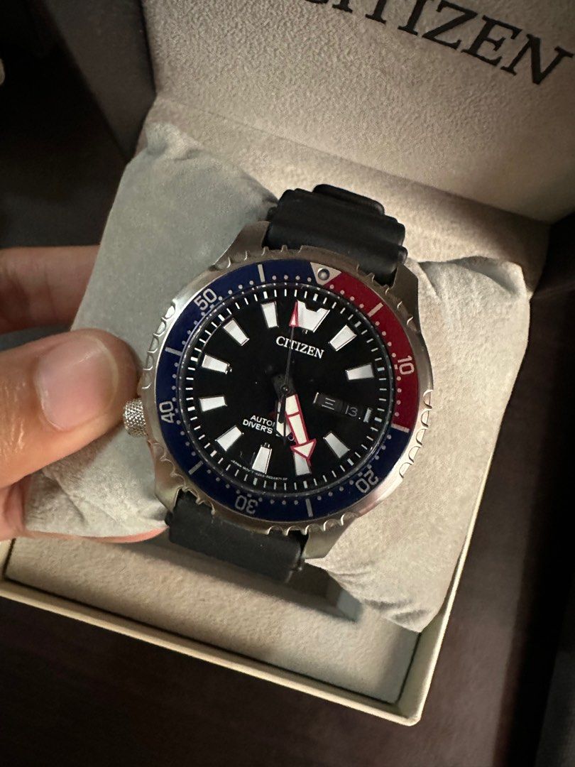 Citizen Automatic Diver Pepsi Bezel Limited Edition Fugu NY088 11E