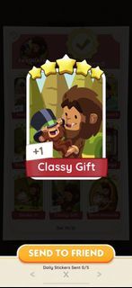 Classy Gift Monopoly GO Sticker
