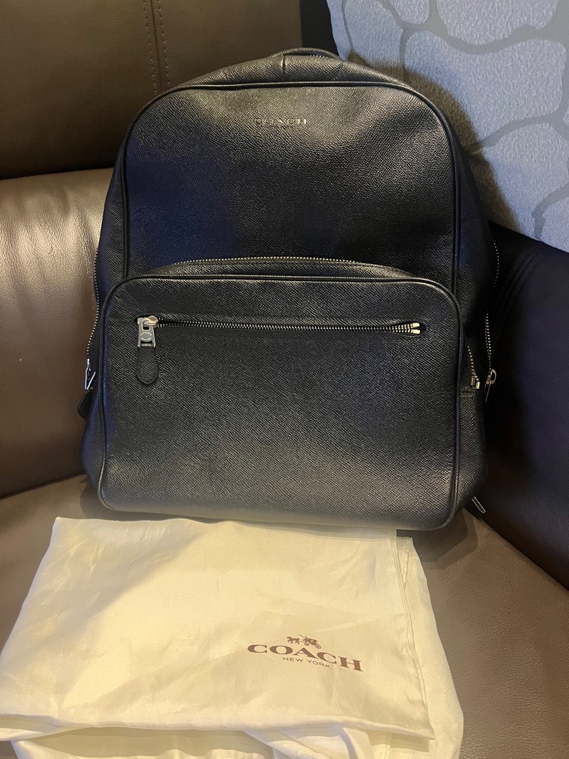 Coach new york leather backpack clearance