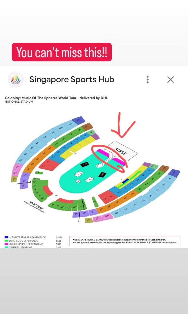 Coldplay 2024 concert, Tickets & Vouchers, Event Tickets on Carousell