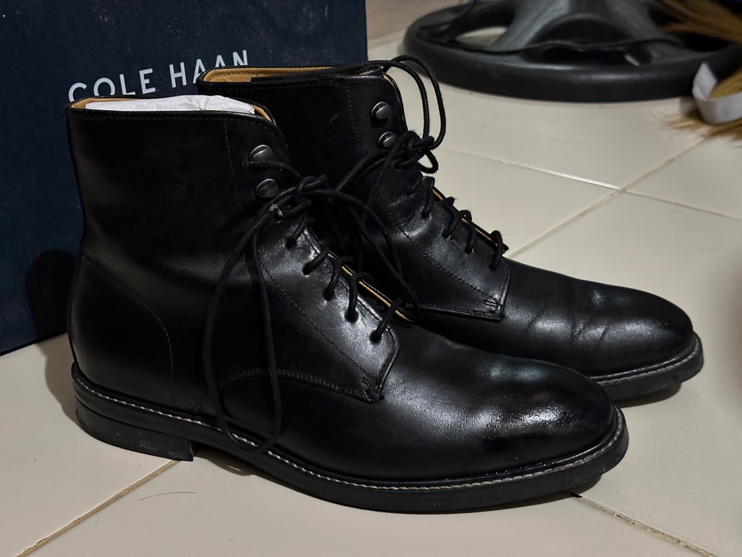 Cole haan wagner grand cap outlet toe boot