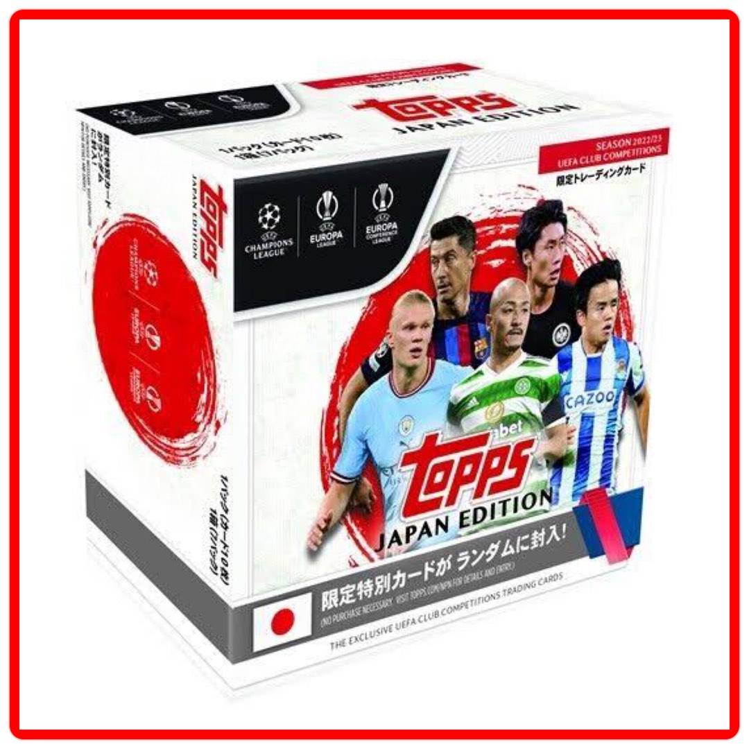 Topps UEFA Club Competitions 2022/2023 Japan Edition Trading Cards 