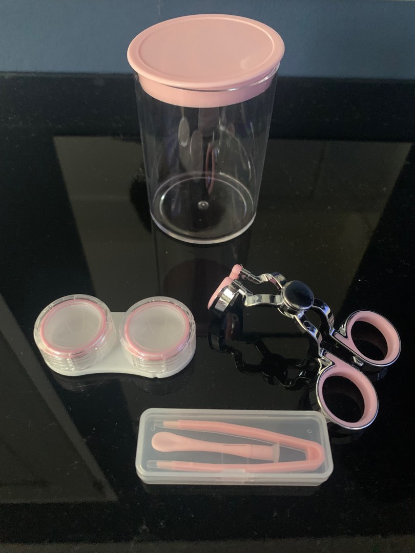 Contact Lens Set (with Eye Opener) Beauty Personal Care Vision Care
