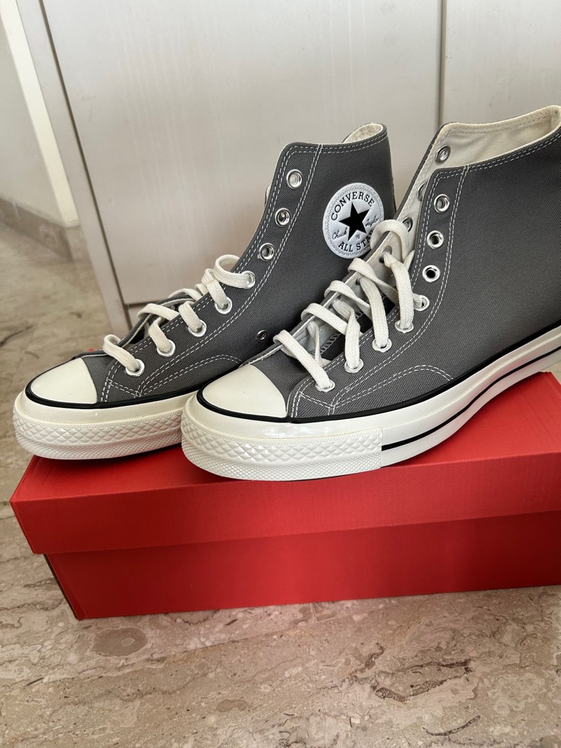 converse hi grey