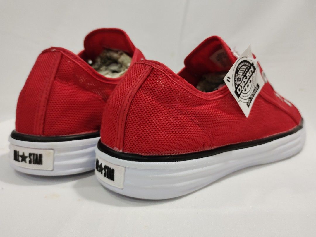 Converse Red Mesh Laceless Slip On