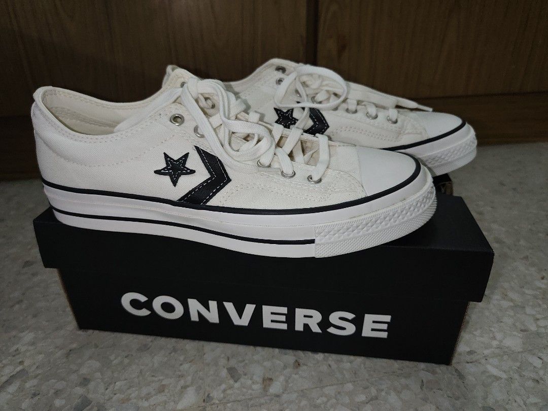 White converse star discount player