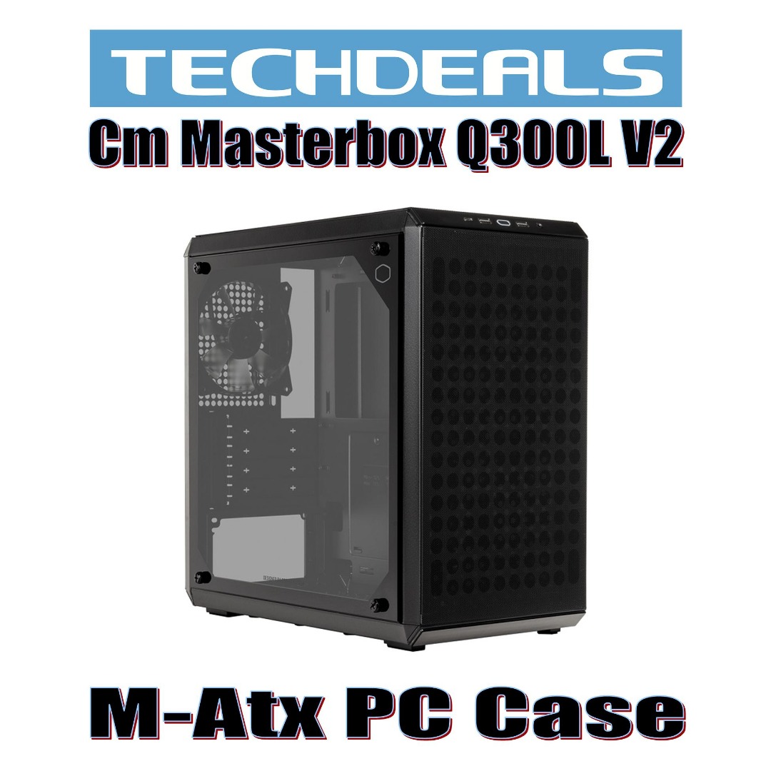Cooler Master Masterbox Q300L V2 MAtx Case, Computers & Tech, Parts