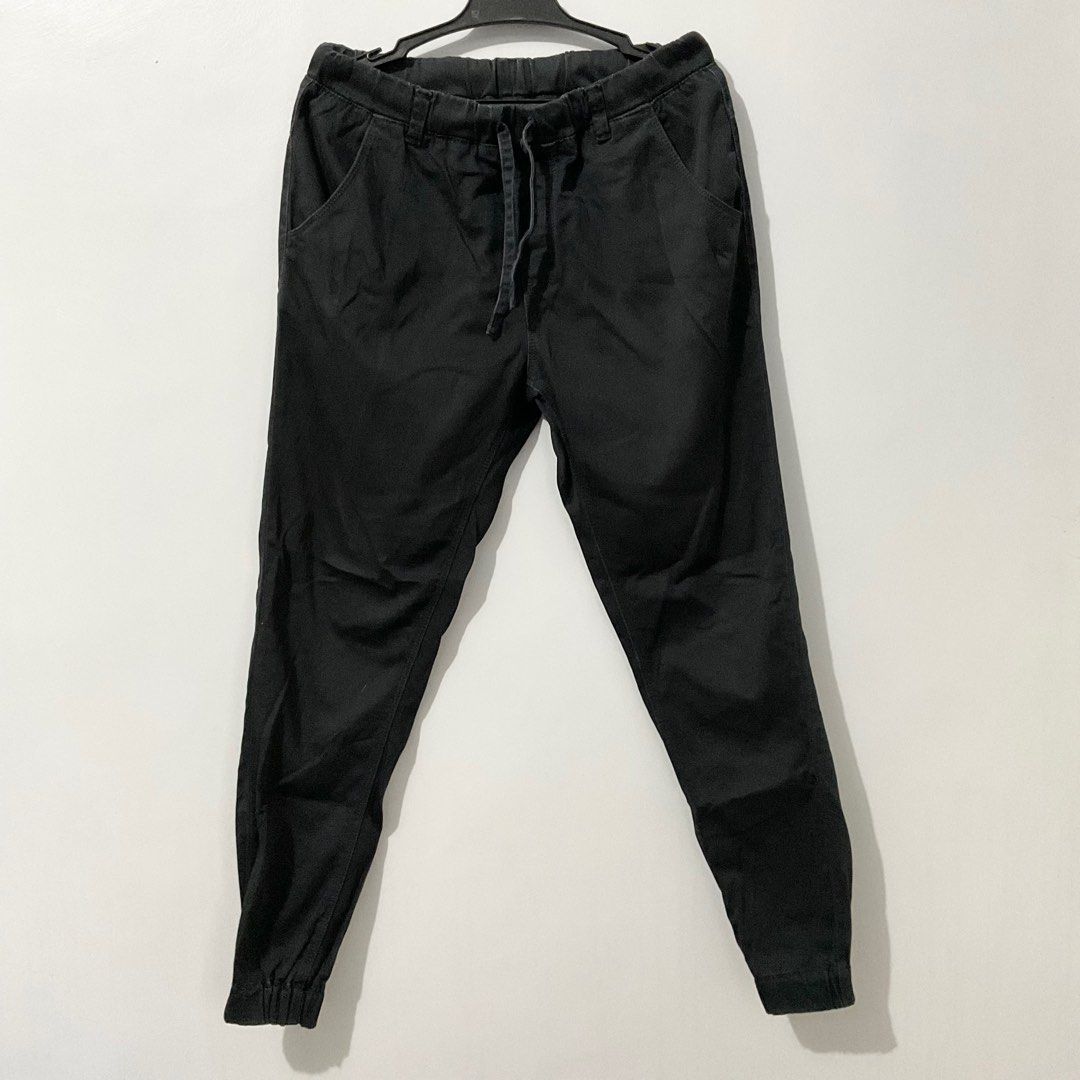 Crissa Jogger Pants (Category: Other Bottoms) located in Rizal. Submitted by ohmanhay (Listing ID 1266706976, Image 1). Description: ❗️PLEASE READ BEFORE MESSAGING❗️ *original price: ₱699 *size: waist-28” ; length-38” *color: black *stretchable on waist and ankle *no damages *guaranteed 100% authentic *please refer to the photos above *all items are available unless stated otherwise MANAGE YOUR EXPECTATIONS *Actual item posted *Color may vary due